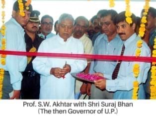 Prof. S.W. Akhtar with Shri Suraj Bhan
